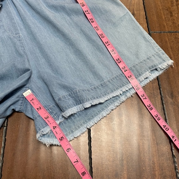 Melissa Nepton “Malo” Long Sleeve Short Denim Romper - Picture 10 of 12